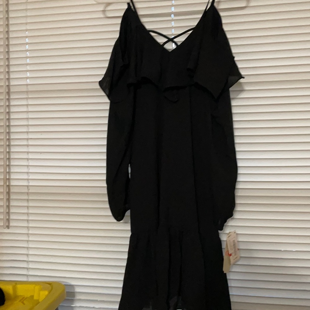 GB XS black off shoulder dress